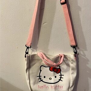 Hello Kitty White and Pink Shoulder Bag